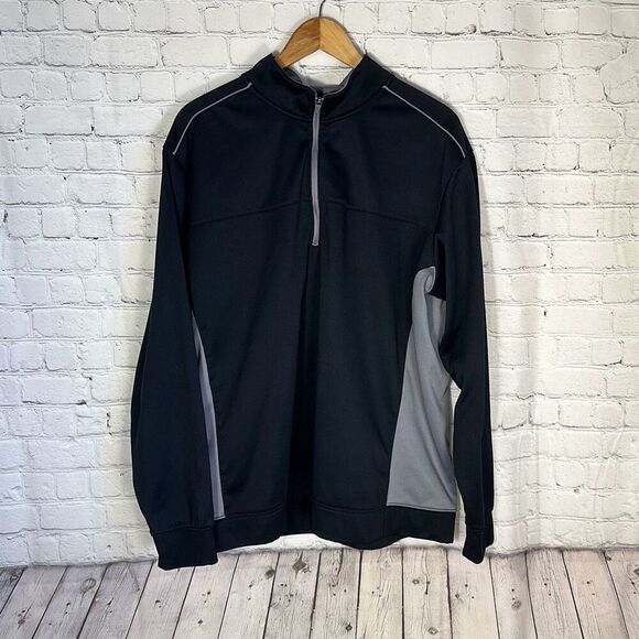 NIKE Golf Tour Performance Therma Fit Quarter Zip Black size XL - Picture 1 of 8
